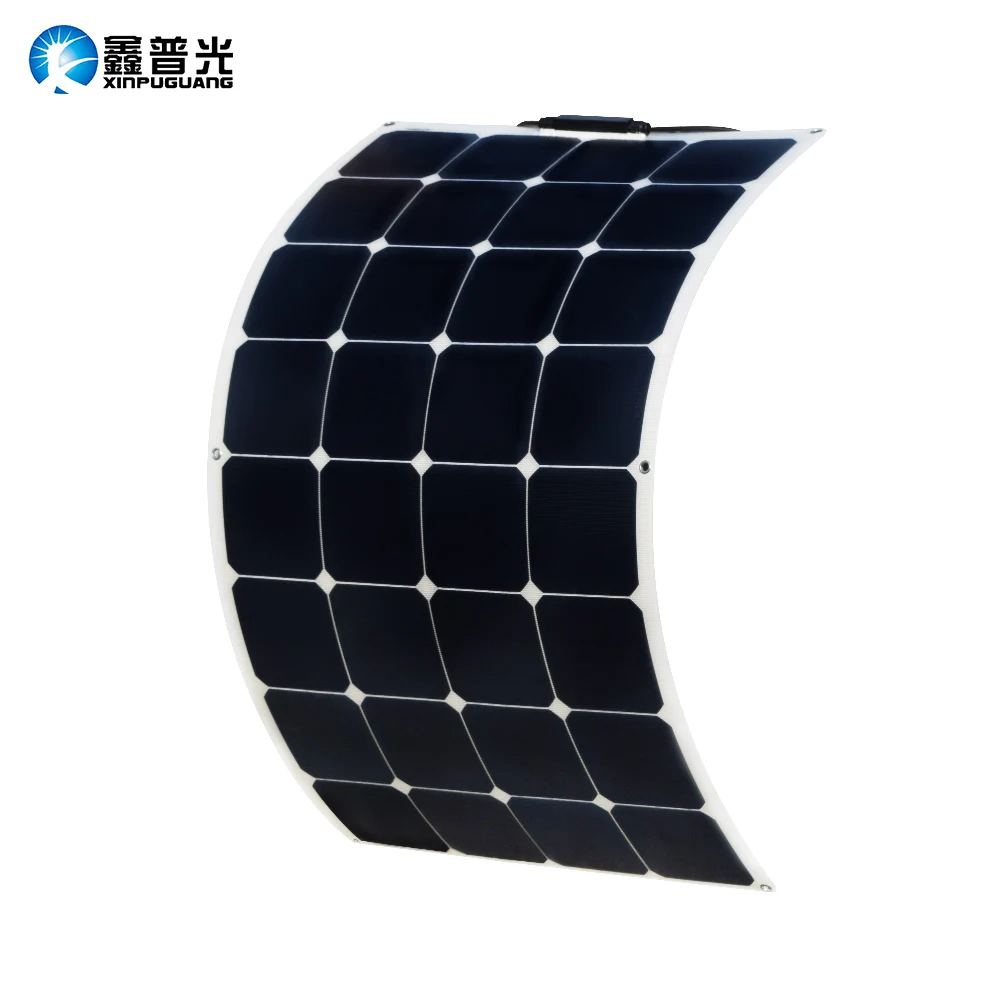 Xinpuguang ETFE солнечная панель 100 Вт 18 в sunpower прочный и водонепроницаемый Пласа Солнечный для путешествий и лодки и RV высокое качество Китай