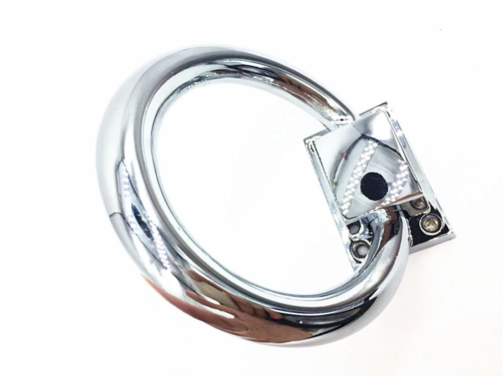 UNILOCKS цинковый сплав большой дверной замок блестящие серебряные большие кольца