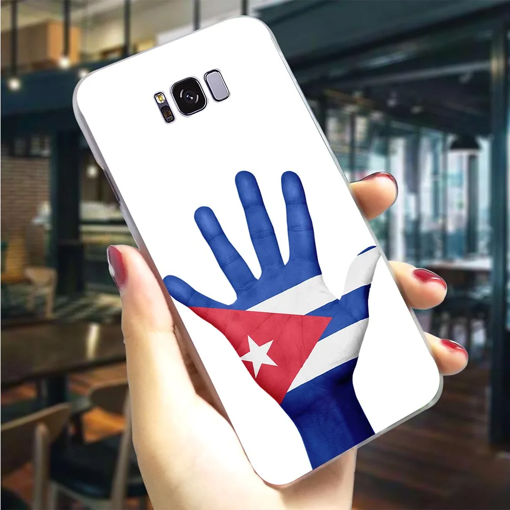 K0578509 Пластиковый чехол для телефона для Galaxy S10 Куба чехол с флагом для samsung M30 Чехлы S9 плюс S10e M20 M10 S7 край S6 S8 Note 8, 9 - Цвет: K0578509
