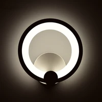 12w round modern led wall light for indoor home sconce wall lamp for bedroom bedside room living room banthroom lamp wandlamp