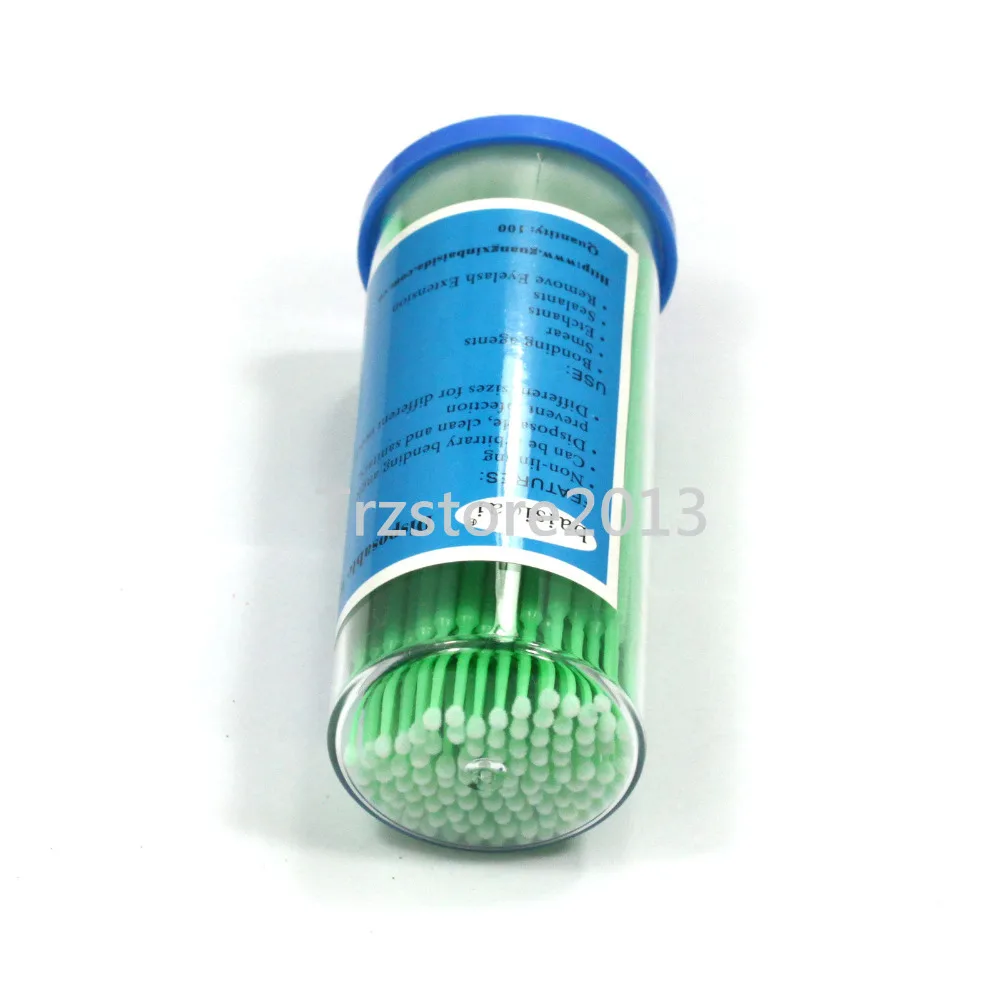 100 шт. одноразовые аппликаторы для наращивания ресниц|lash glue|tool compartmentlash |