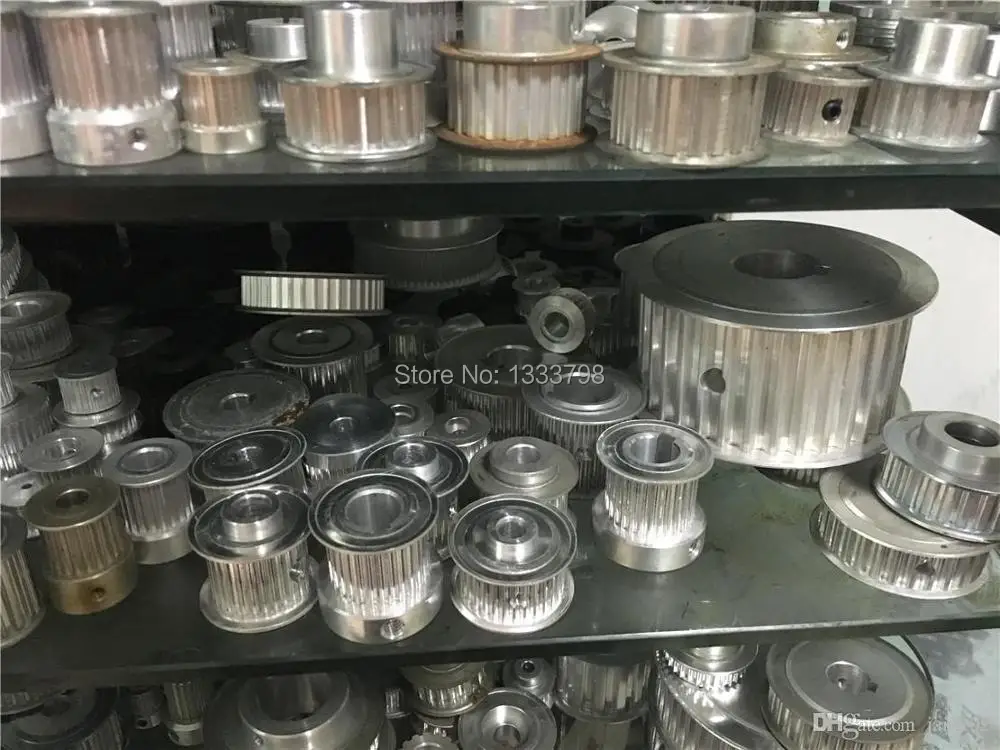 Customzied deism manufacture HTD5M aluminum material pulleys