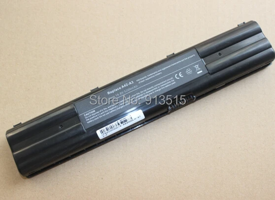 Аккумулятор для ноутбука Asus A3 8 ячеек 5200 мАч A3E A3G A3H A3N A6 A6E A6F A6G A6J A7 G1S Z91 Z92 Z9100 A42 A6100 |a3