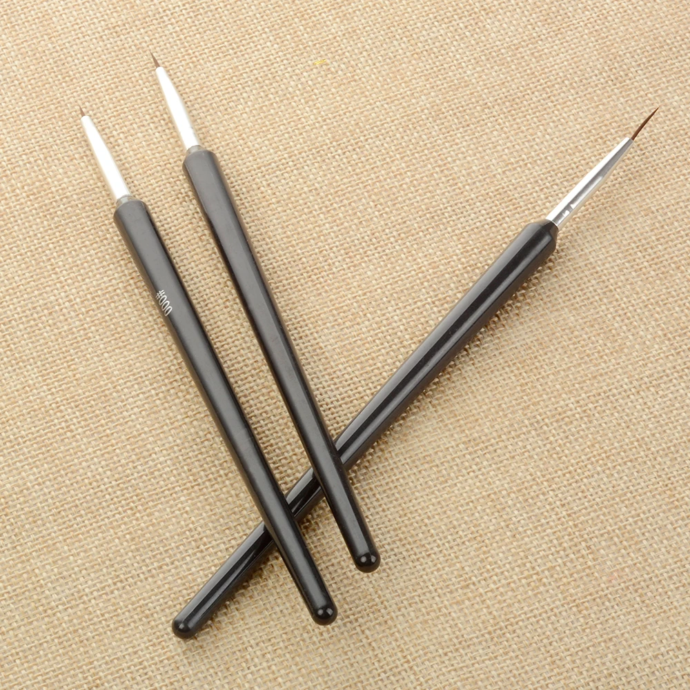 Набор кистей для украшения тортов 3 шт. инструменты форма глазировки капкейков