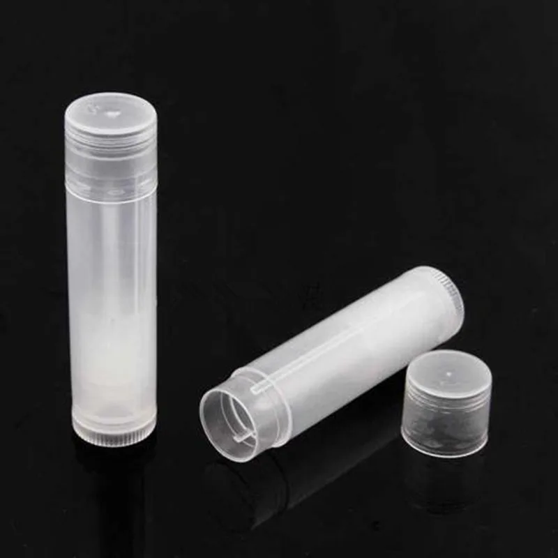 

1000pcs/lot Empty Clear LIP BALM Tubes Containers Transparent Lipstick fashion cool lip tubes Free Shipping