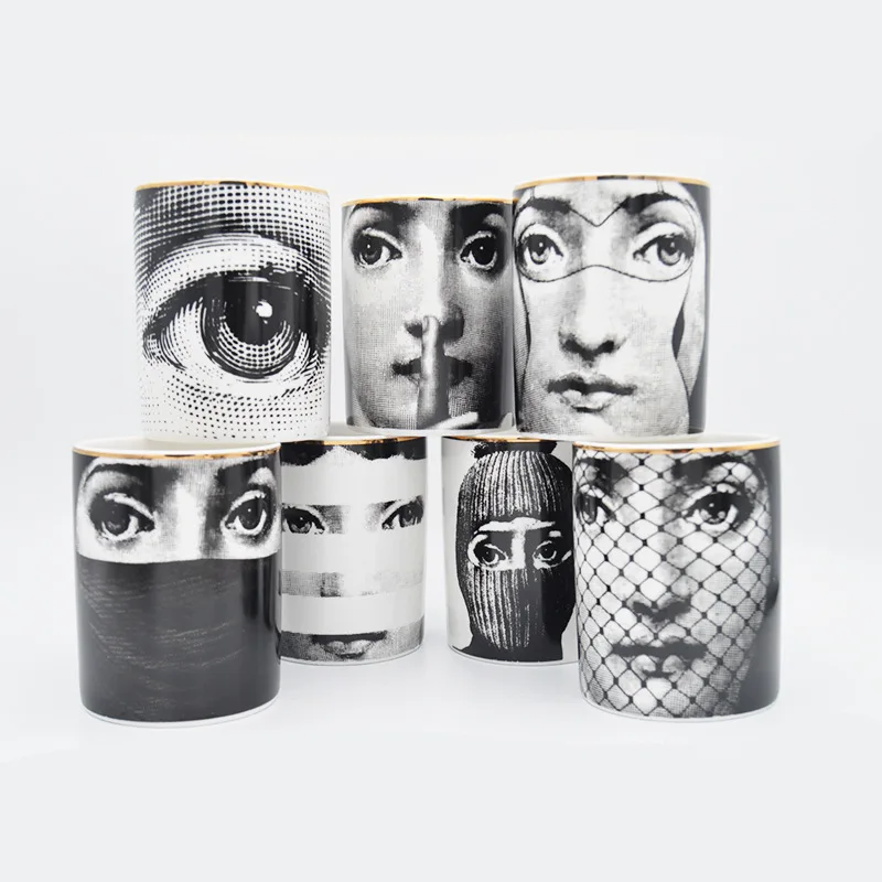Подсвечник Fornasetti В миланском стиле для домашнего декора классический декор