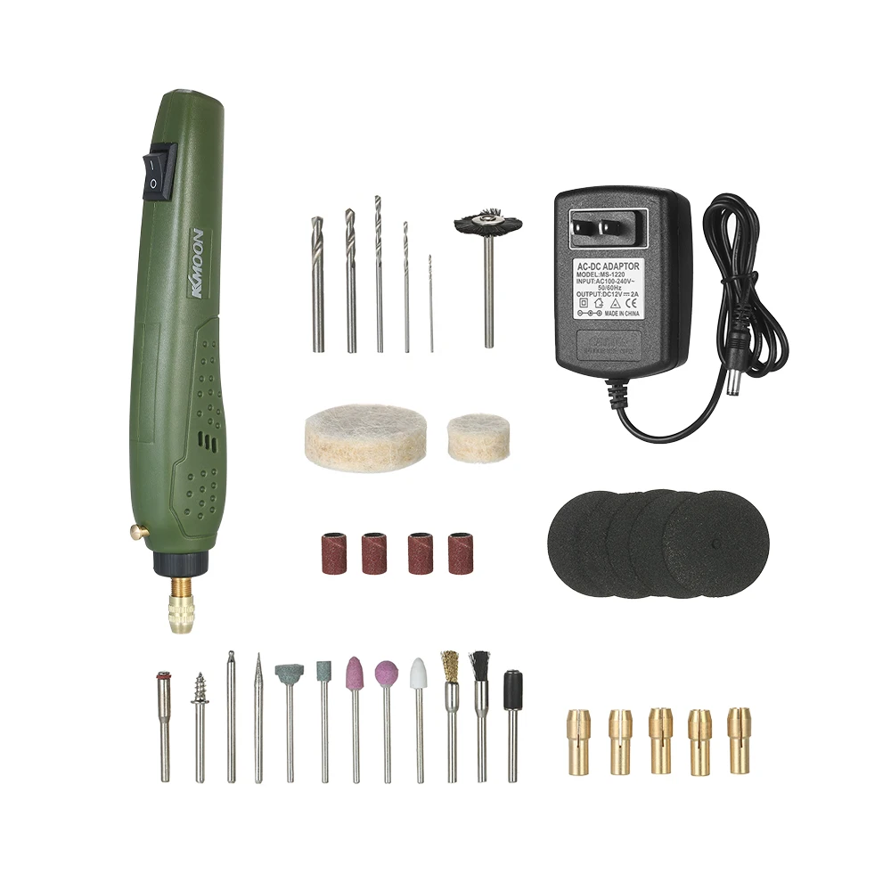 Mini Electric Grinder Set Drill Grinding Rotary Tool Kit for Milling Trimming Polishing Engraving Pen | Инструменты