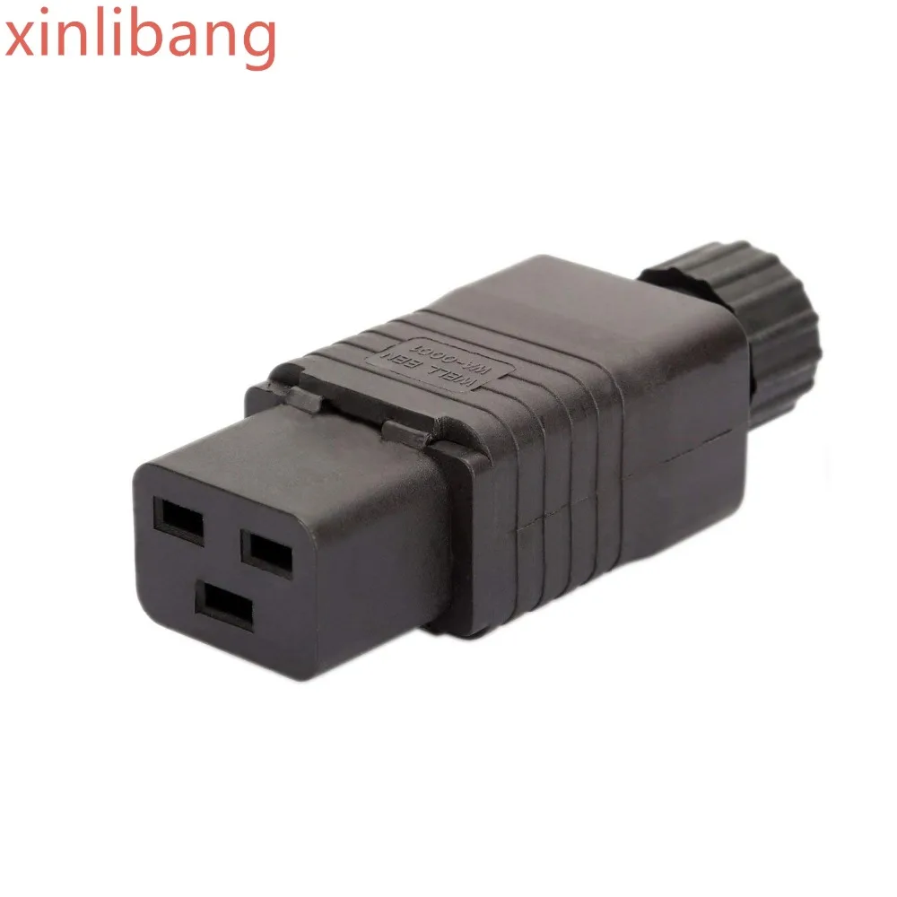 Гнездовой разъем переменного тока IEC 320 C19 питания EN 60320 16a 250 В 20A/125 регулируемый
