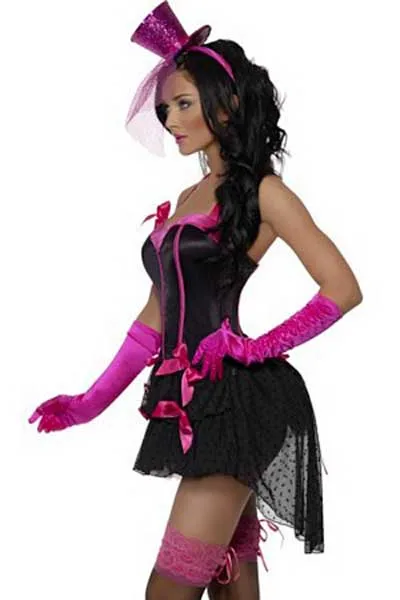 Корсет как корсет Холтер шея розовая сатиновая лента отделка и мини розовый