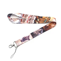 cat lanyard keychain accessories safety breakaway mobile phone usb id badge holder keys straps tags neck lanyards camera e0547