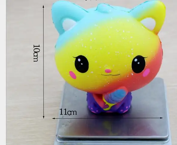 PU slow rebound toy soft squishy simulation animal ice cream cat decompression foam squeezing | Игрушки и хобби