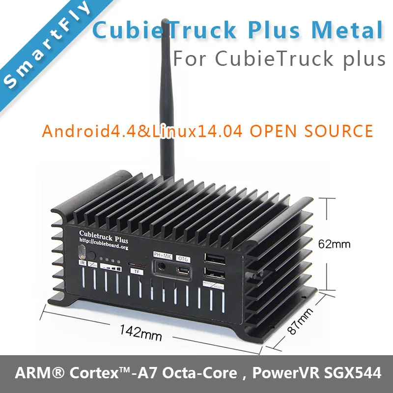 CubieTruck Plus металлический чехол/корпус cubieboard5 cubieboard 5 H8 макетная плата Android/Linux с HDMI DP дисплеем
