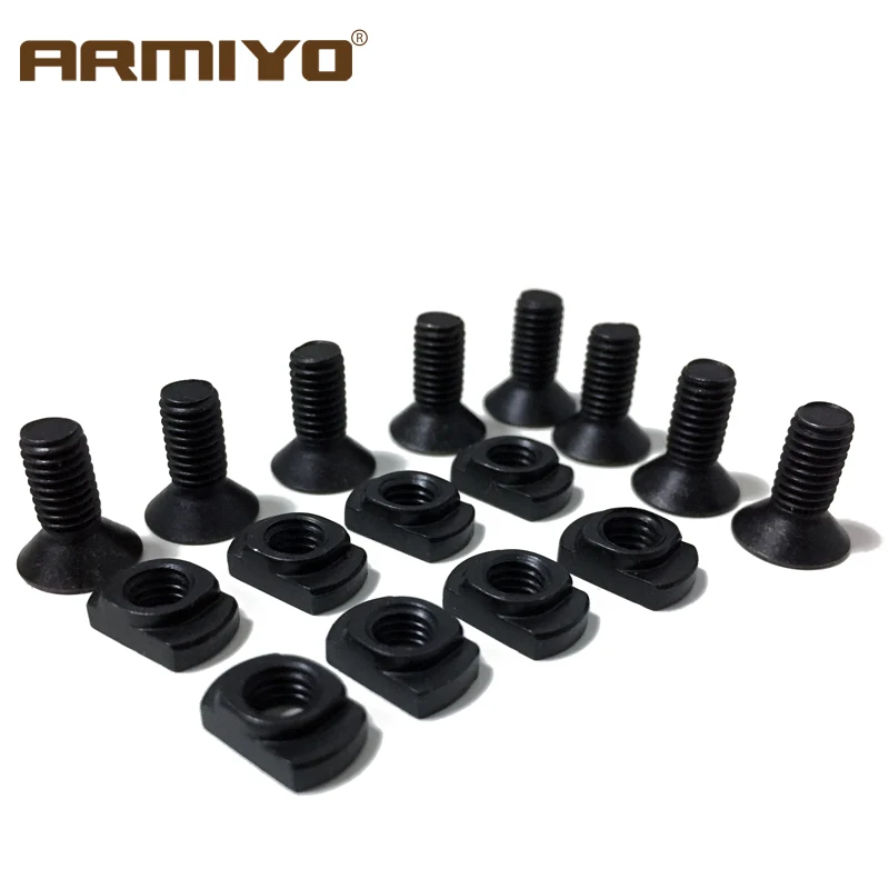 

Armiyo T-Nut Replacement Set Screw Adapter Fit Modular Locking Accessory Mounting System Hunting Shooting Accessories m4