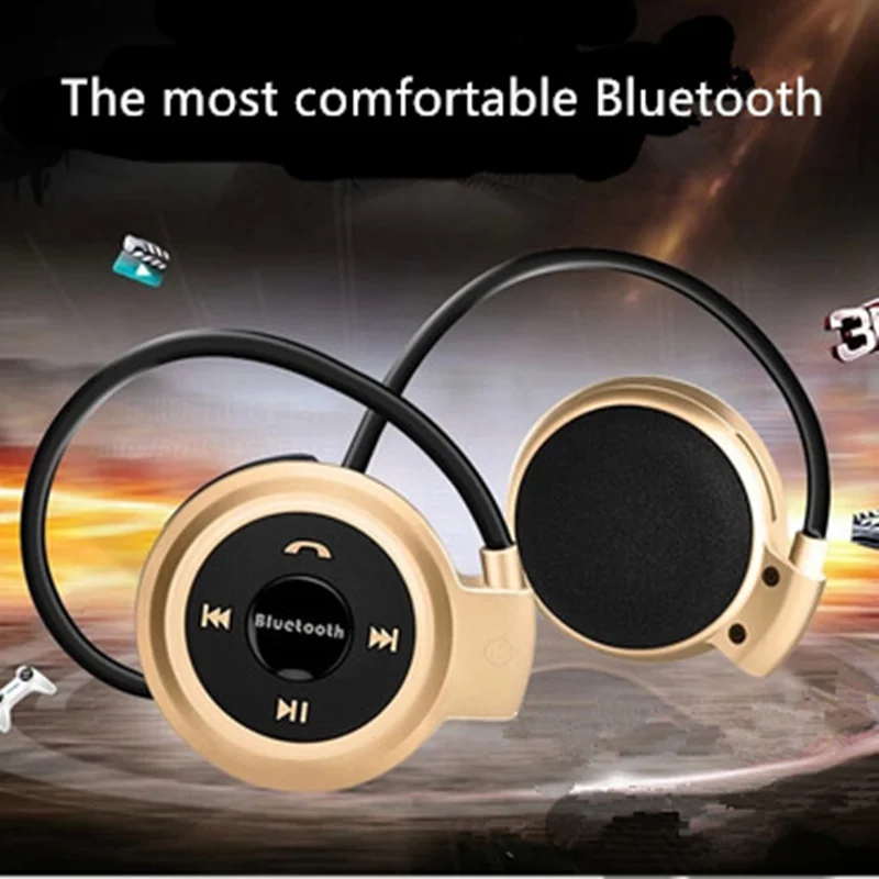 Взрыв мини Спорт Музыка Bluetooth 4.0 Беспроводной наушники музыка Мини слот для карт