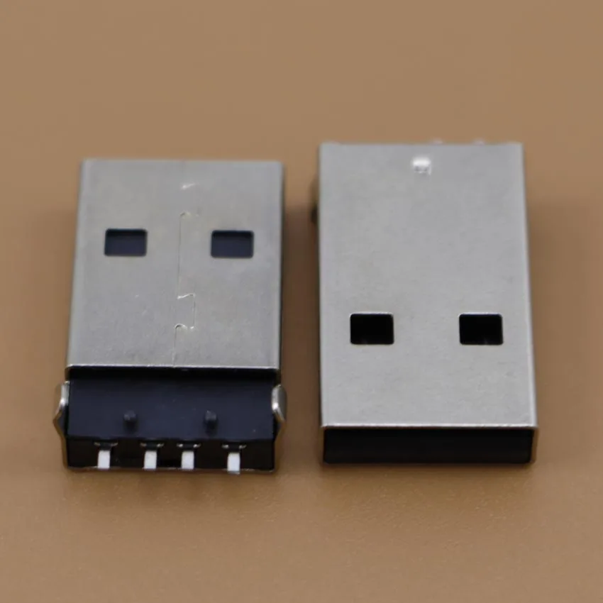10 шт./лот USB 2 0 штекер типа A PCB разъем 180 градусов SMT SMD USB-Коннекторы | Компьютеры и