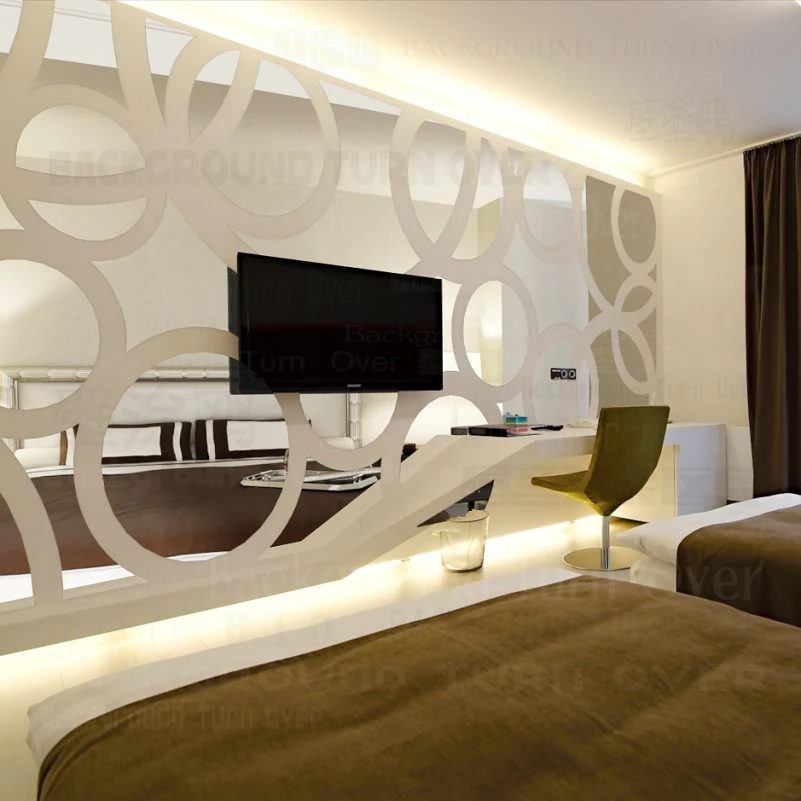 Зеркальные настенные наклейки для домашнего декора спальни украшения комнаты