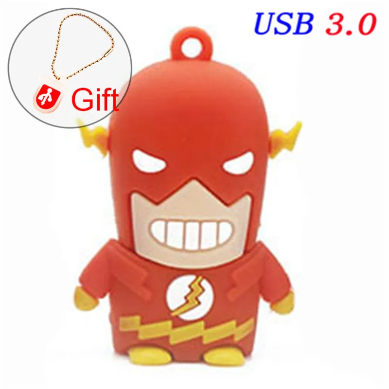 T9 JASTER USB 3,0 мультяшный Супермен Spiderman Бэтмен Капитан Америка силиконовый USB флеш-накопитель 64GB 4GB16GB 32GB USB - Цвет: T9