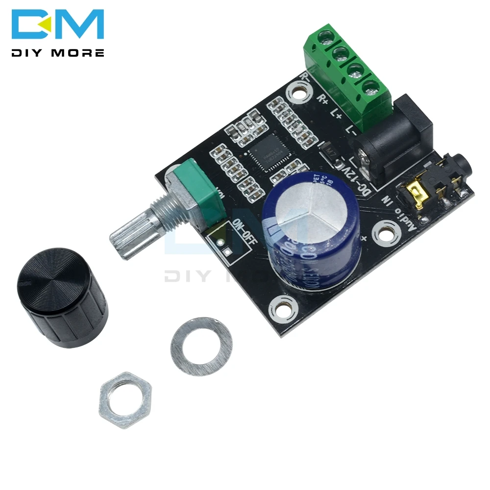 Super Slim 2x15W PAM8610 DC 12 В 20 мА цифровой двойной усилитель мощности плата драйвера