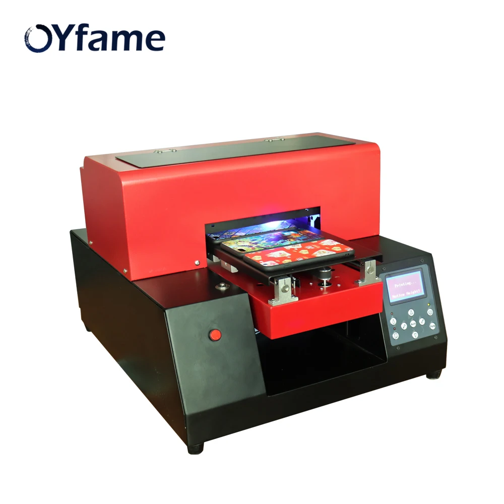 OYfame A4 УФ принтер небольшого размера Автоматический чехол для телефона Гольф 6