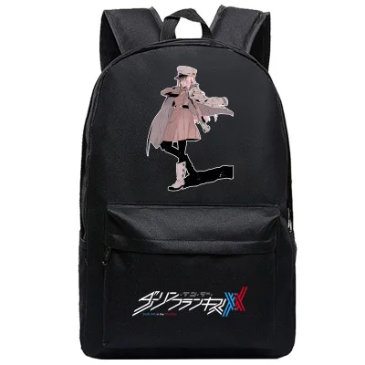17 DitF DARLING in the FRANXX аниме печати рюкзак ICHIGO MIKU ZERO TWO Cos женский Backapck Холст Школьные сумки для девочек-подростков - Цвет: 17