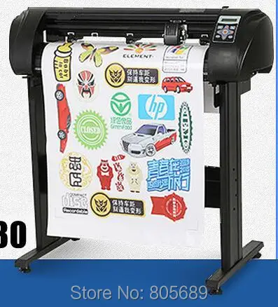 Виниловый режущий плоттер резак контурная режущая наклейка программное