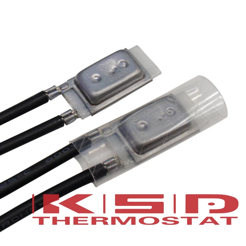 10Pcs 17AM Temperature Switch 17AM026 Thermal control Thermostat 60/65/70/75/80/85/90/95/100/105/110/115/120/125/130/135/150