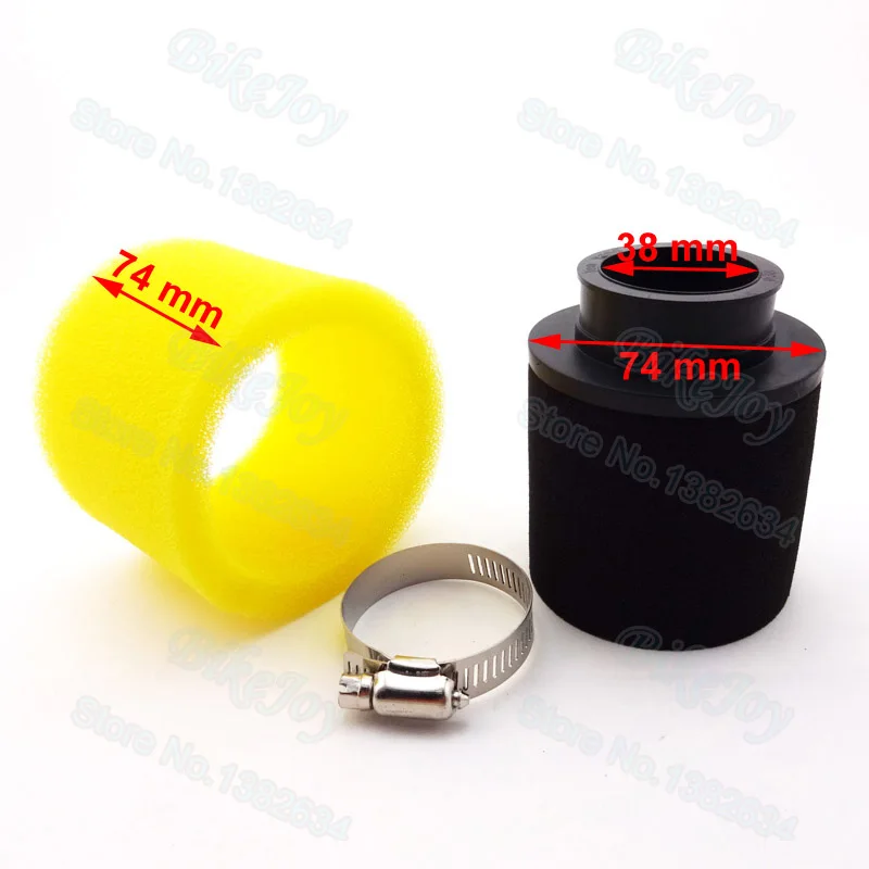 Карбюратор Mikuni VM22 Carb 26 мм + 38 воздушный фильтр желтый для 110cc 125cc Pit Dirt Bike ATV Quad