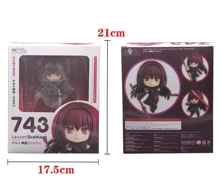 Q Version Fate Zero Fate/grand Order Lancer Scathach Scale предварительно окрашенные Японские Аниме