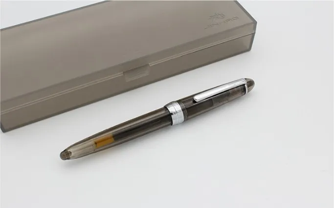 1 шт./лот Jinhao прозрачная гелевая ручка серебристая клипса хорошее качество 0 5 мм