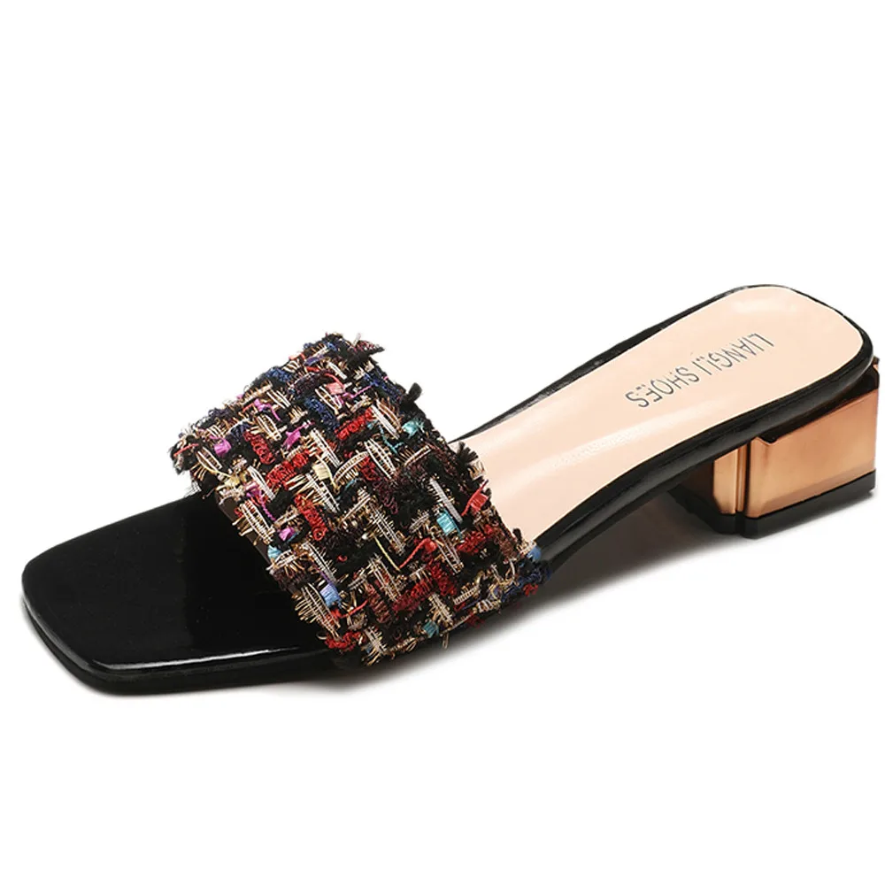 

Шлепанцы женские цветные, пляжные тапочки, мюли, желе, сланцы, модель n938, лето 2019