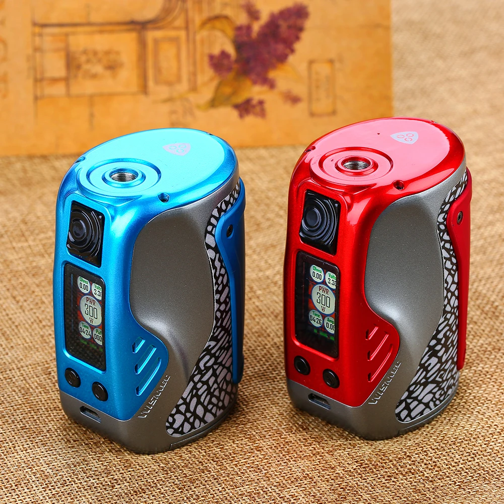 Оригинальный WISMEC рел Тинкер 300 Вт TC мод с VW/TC режимами работы 0 96 дюйма TFT