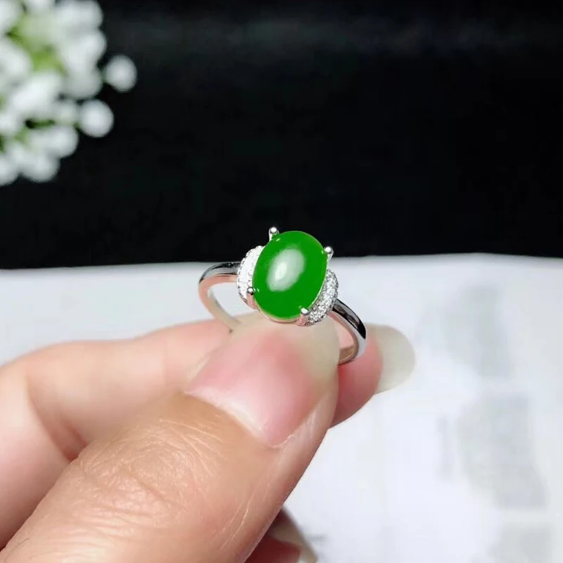 Ювелирные изделия colife Классический китайский стиль халцедон кольцо 2 CT