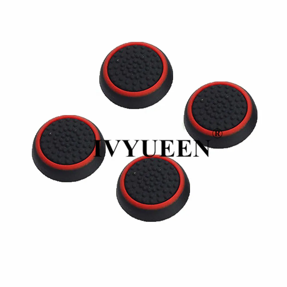 IVYUEEN силиконовый чехол для Игровые приставки 4 Dualshock 4 PS4 Pro Slim контроллер кожного покрова с джойстиками ручки Thumbsticks шапки