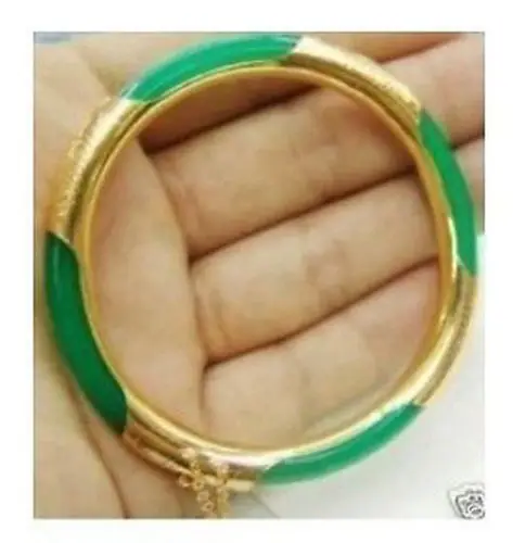 

A Charming Real Green Bracelet Bangle 57