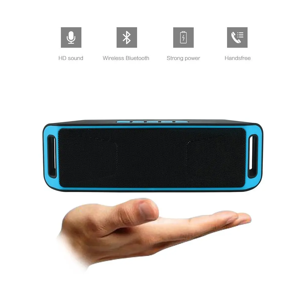 Беспроводная Bluetooth Колонка 208 сабвуфер Usb колонка mp3 плеер портативный динамик