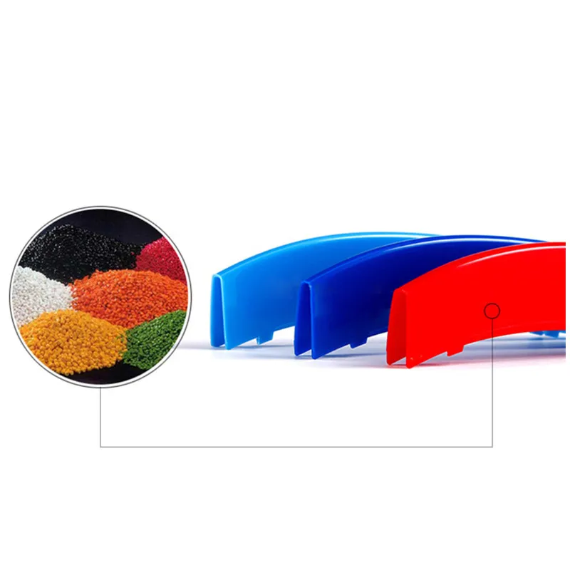 Car styling 3 шт./компл. 3D M Передняя решетка решетки бампера отделкой украшения полоски