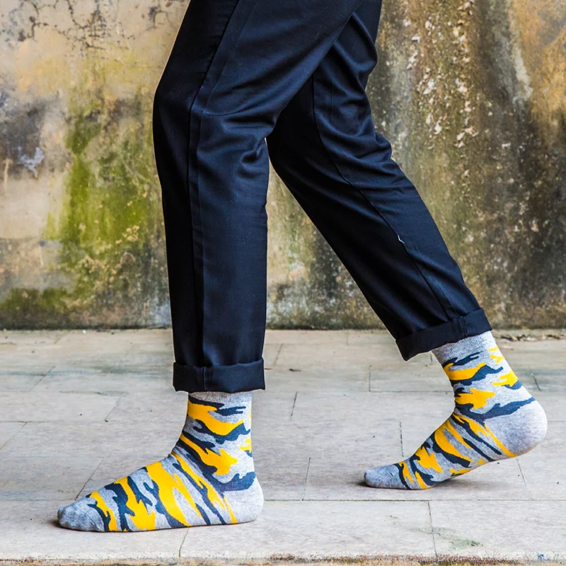 Распродажа! Модные мужские носки без пятки камуфляжной расцветки EUR39 44|camouflage