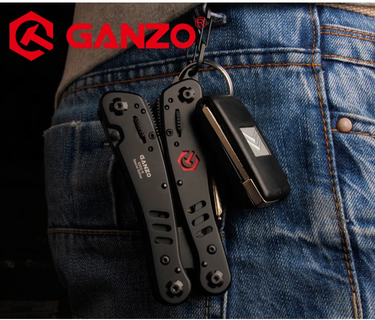 Ganzo G302 серии G302-B нескольких Клещи 26 инструменты в одном ручной инструмент набор отверток комплект Портативный складной Ножи нержавеющей клещи