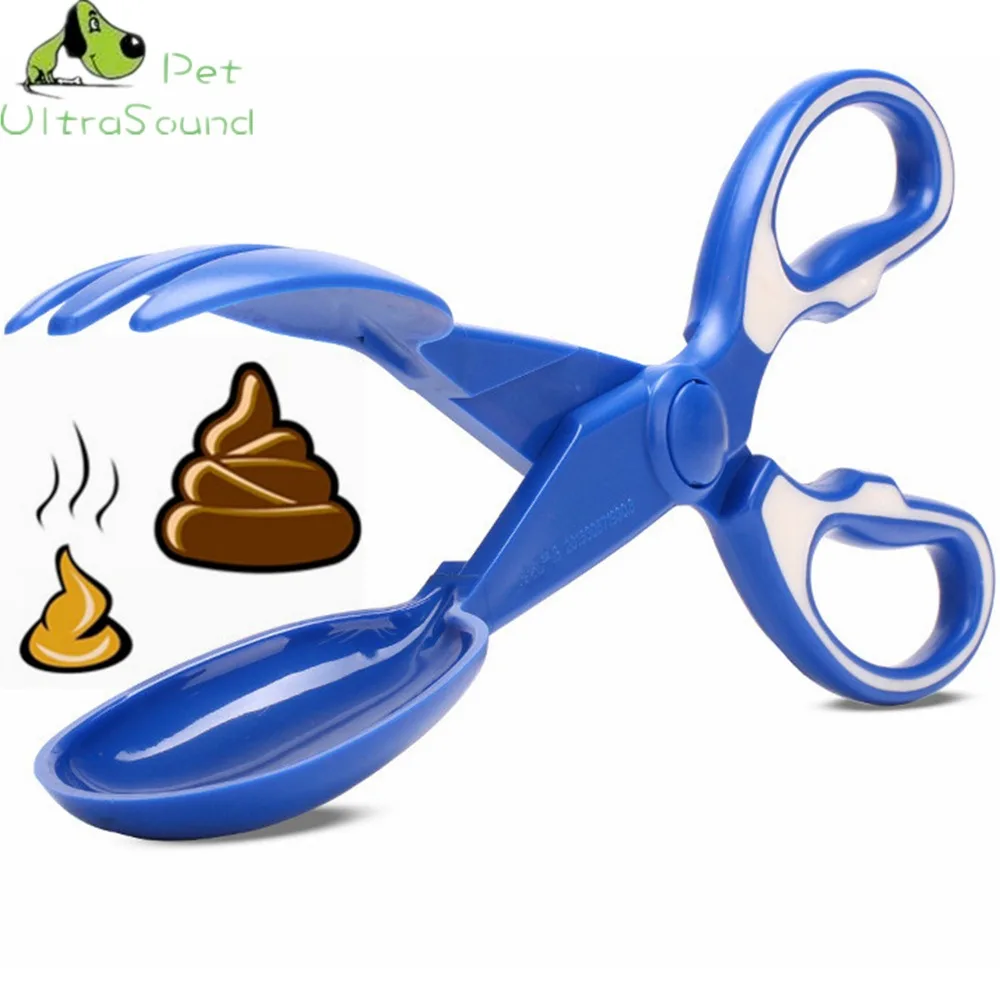 Pet Pooper Scooper с длинной ручкой челюсти щипцы совок очистка кошек отходов собак