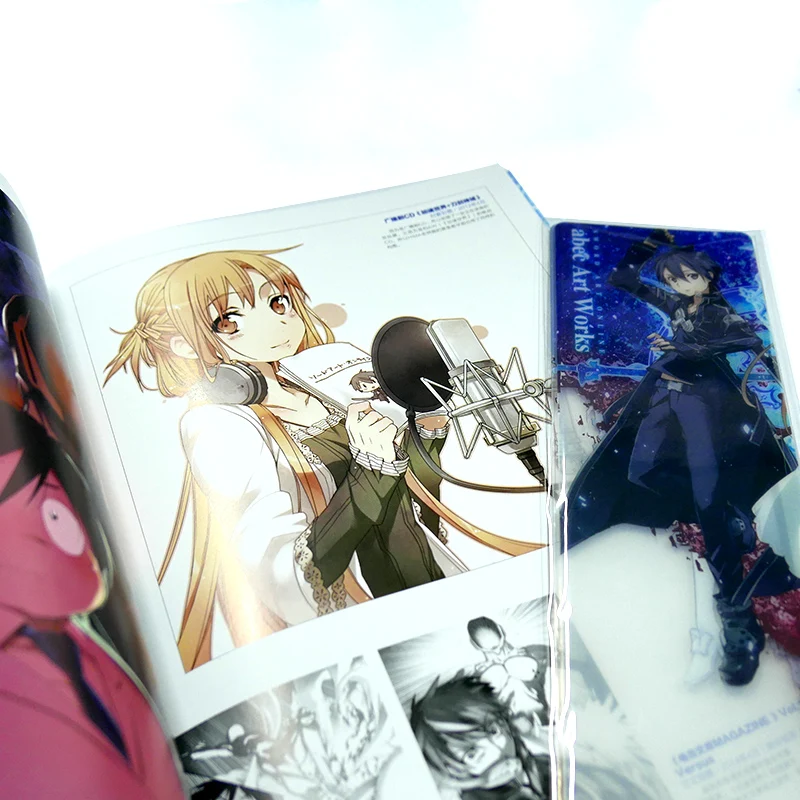 157 страниц обувь для вечеринки в Стиле косплей Sword Art Online (SAO) артбук Кирито Юки