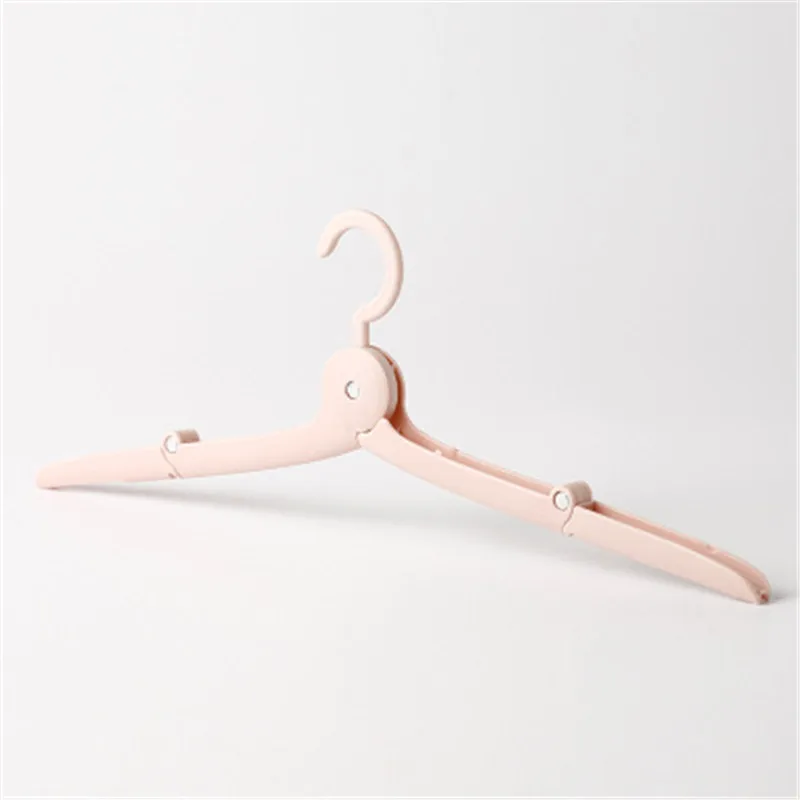 1PC Pink Путешествие Складной Вешалки мини Портативный мульти-функциональные вешалки для одежды Костюмы нижнее белье в виде полотенца носки для хранения стойка-Шкаф Организатор - Цвет: 1PC Pink