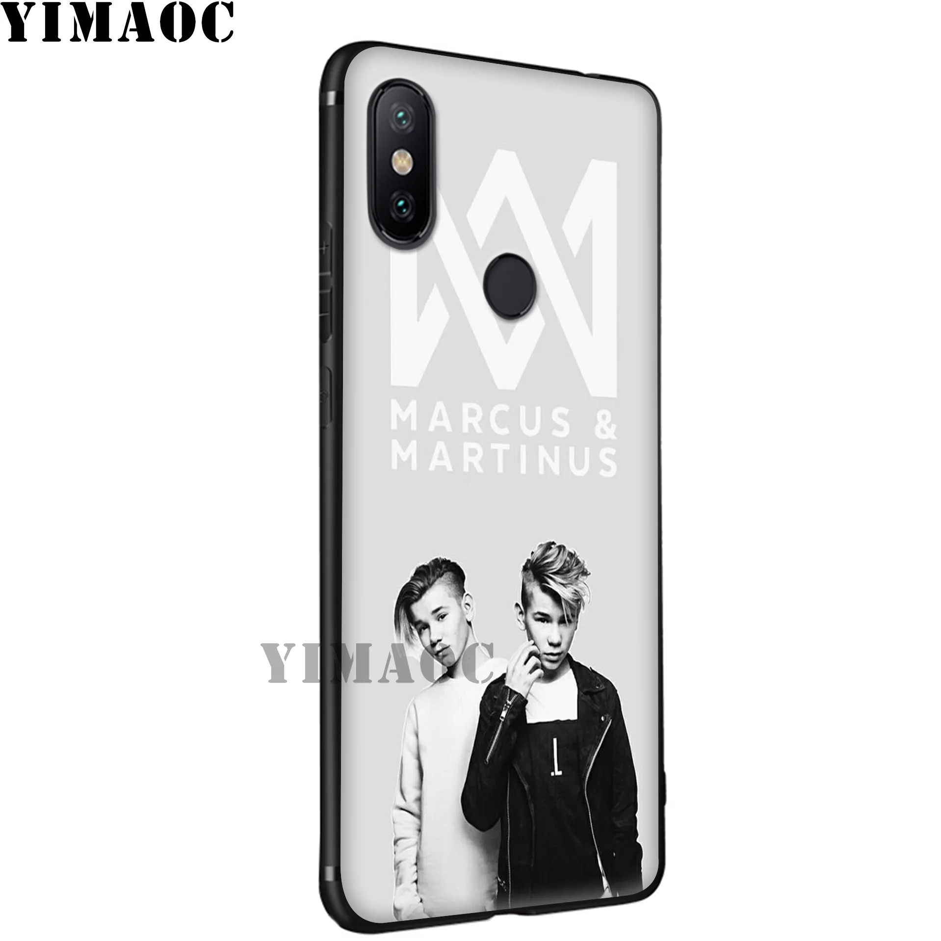Мягкий силиконовый чехол YIMAOC с логотипом Маркуса и мартинуса для Xiaomi Redmi 7A Note 7 6 6A 5