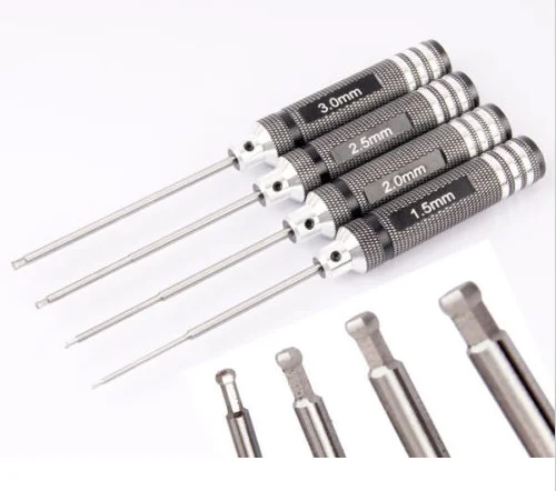 Металлический шар Шестигранная Отвертка Гаечные ключи 1.5 мм 2.0 2.5 3.0 шаровой