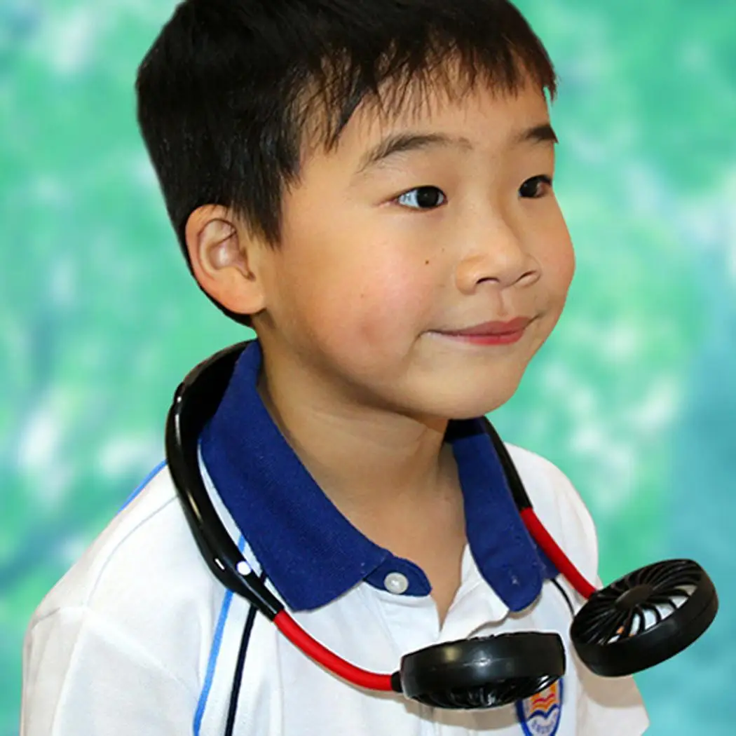 Портативный usb-вентилятор подвесной мини-вентилятор для зарядки через USB 3