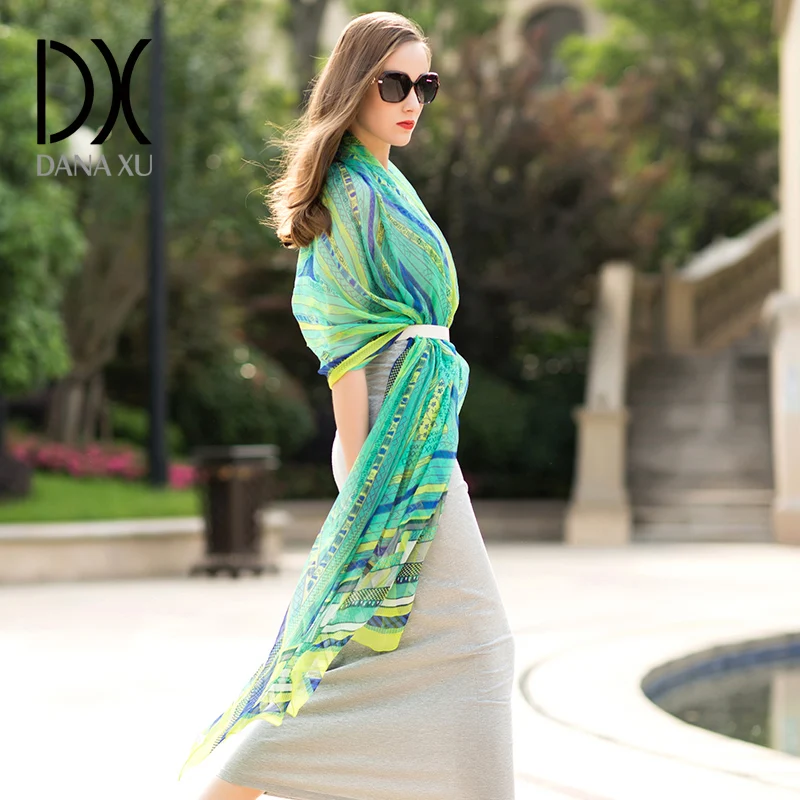 100% шелковый шарф Мусульманский Исламский женский хиджаб Джерси пузырчатые шали