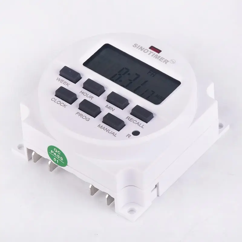 Большой ЖК дисплей Дисплей таймера 6V 9V 12V 24V DC AC 7 программный подогревающий реле