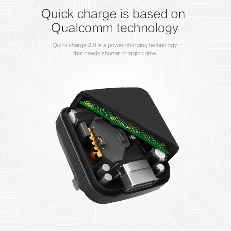Распродажа по сниженным ценам Rock UK быстрое зарядное устройство для телефона Qualcomm