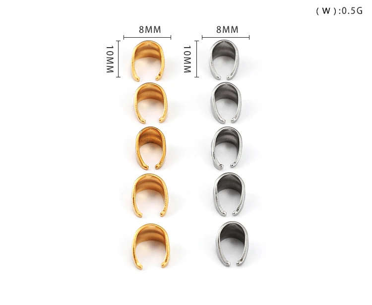 Зажим для подвески из нержавеющей стали 8 х10 мм 5 шт./партия