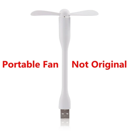 White Not Original Новое прибытие Xiaomi Мини USB светильник Портативный Светодиодная лампа Xiaomi блестящие светодиодный светильник с переключателем Управление 5V 1,2 W для Мощность банк/промышленный компьютер - Цвет: White Not Original