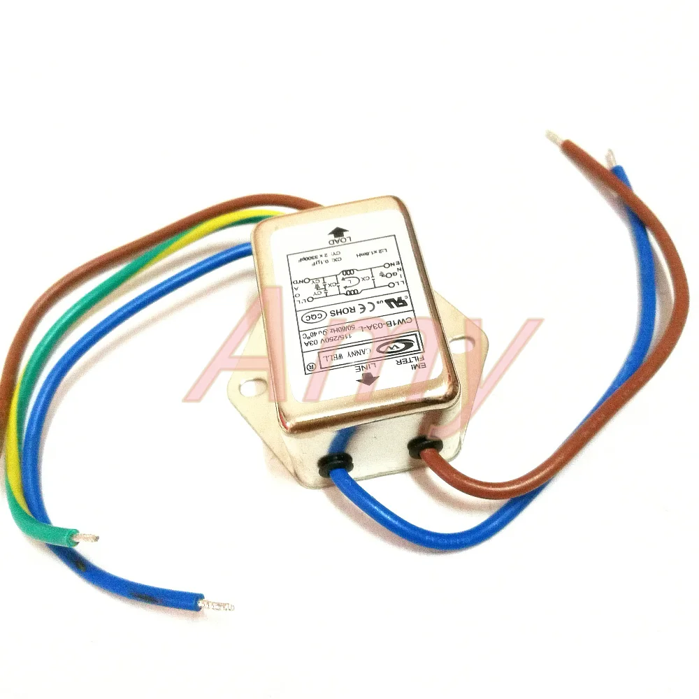 Мощный EMI фильтр для очистки CW1B 3A 6A 10A помехи L однофазный AC 220 в|emi filter|power emi filteremi power